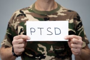 person suffering from ptsd