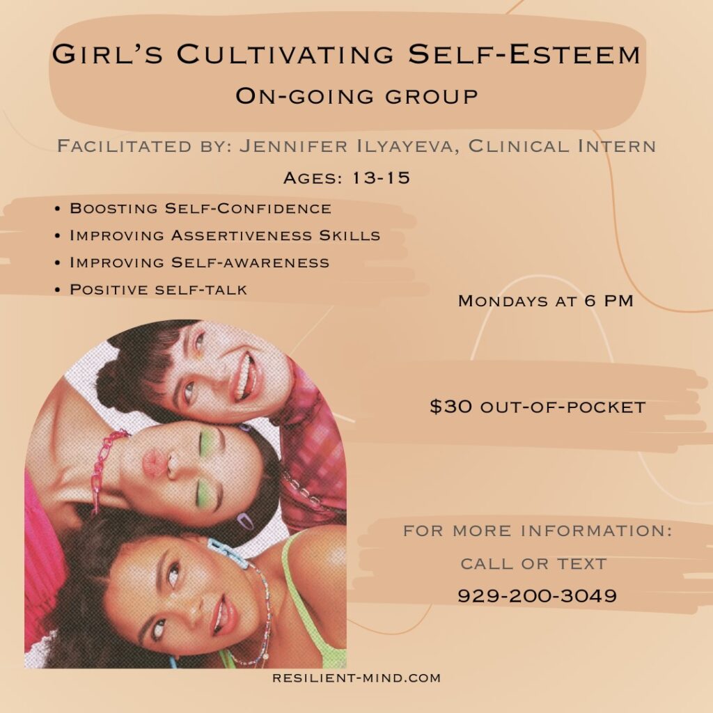 Self Esteem Groups for Teen Girls
