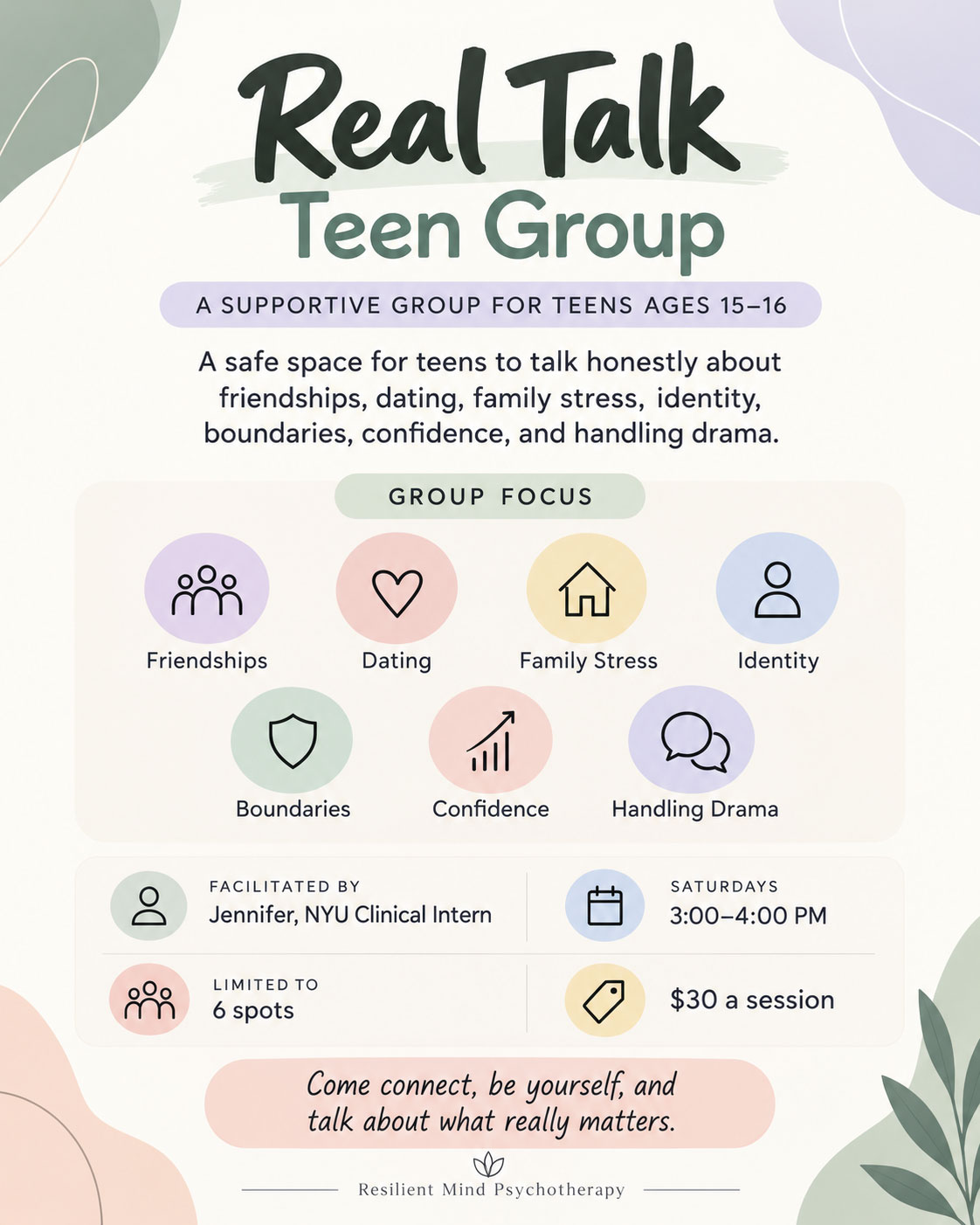 Real Talk Teen Group
